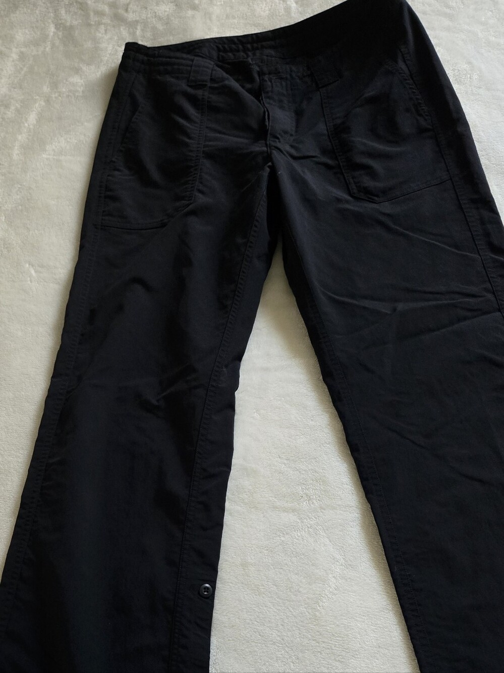 Patagonia Black Convertible Roll-Up Hiking Pants Women’s Size 4